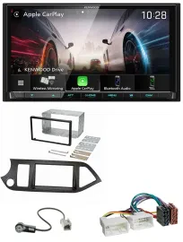 Kenwood MP3 2DIN USB DAB Bluetooth Autoradio für Kia Picanto ab 11 Start-Stop