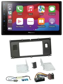Pioneer DAB USB MP3 Bluetooth 2DIN Autoradio für Land Rover Evoque Blindstopfen