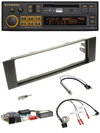 Автомагнитола Pioneer DAB USB Bluetooth для Audi A3 2003–2006 с адаптером управления на руле