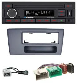 Автомагнитола Blaupunkt для Volvo S60/S70/C70/V70 2000–2003 USB/AUX/Bluetooth MP3, темная