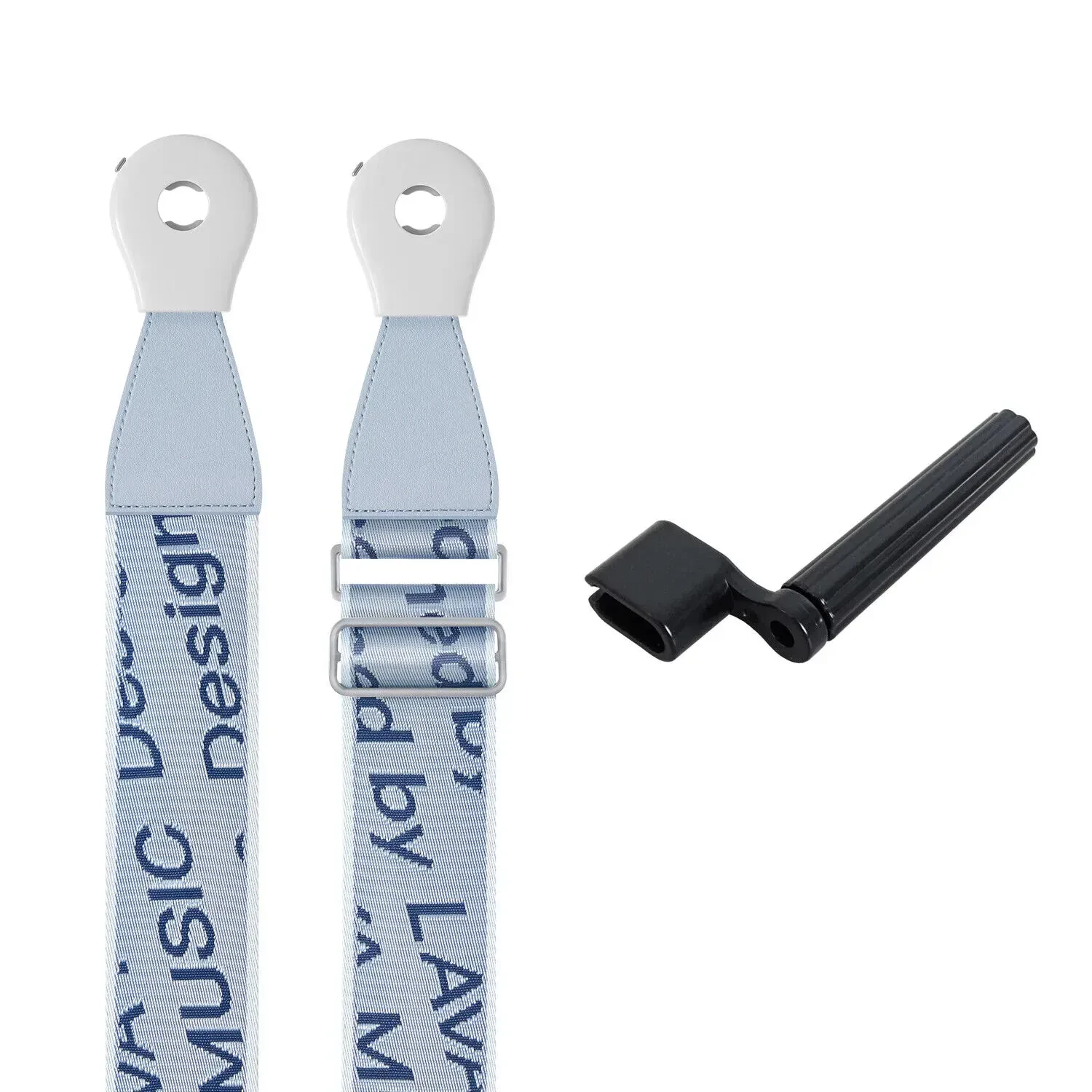 Ремень для гитары Lava Music lvisbl-sk Blue с машинкой для струн