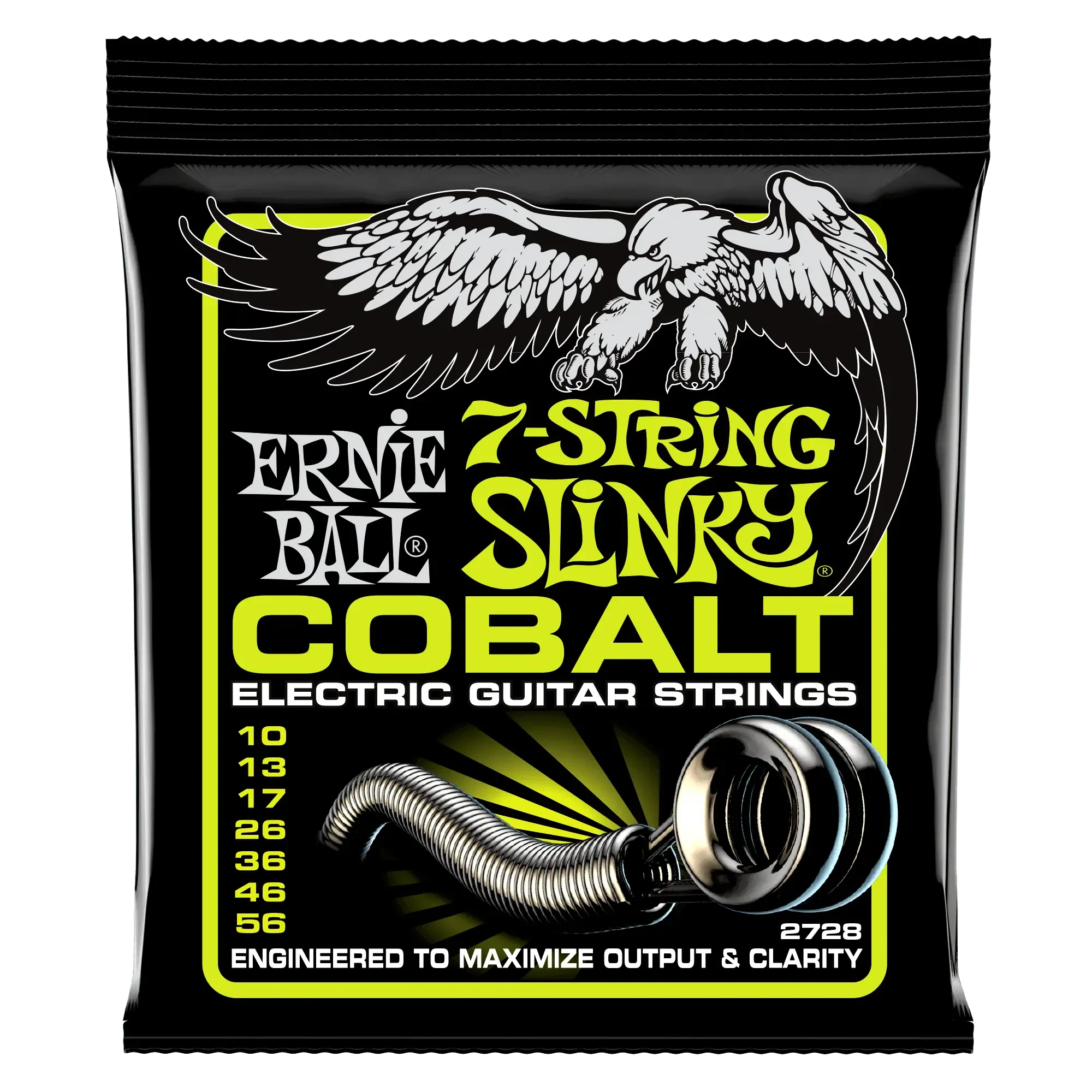 Струны для электрогитары Ernie Ball 2728 Regular Slinky Cobalt 10-56