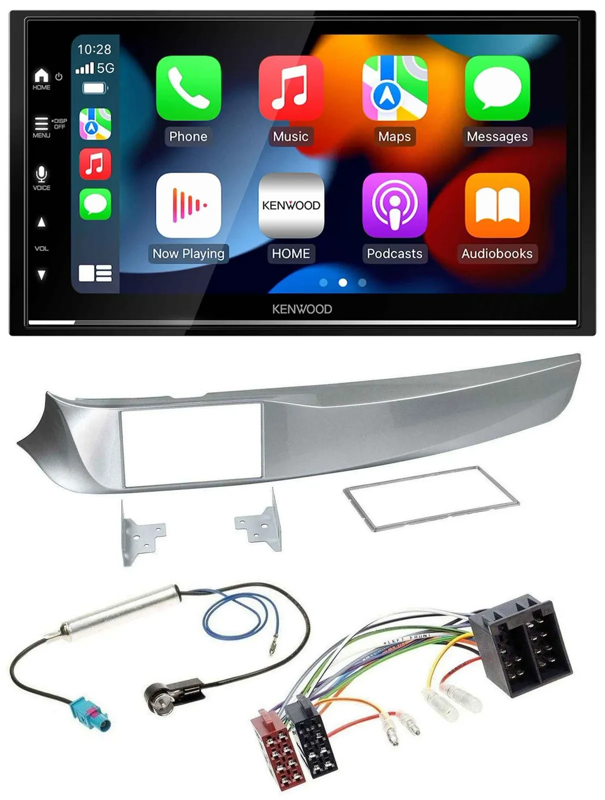 Kenwood DAB USB Bluetooth 2DIN MP3 Autoradio für Alfa Giulietta 05/2010-10/2013