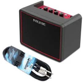Nux Gitarren-Verstärker Mighty Lite BT MKII Grau mit Kabel