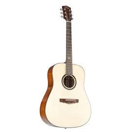 SP-K OM Dreadnought Akustikgitarre, Massive Sitka-Fichte, Laminierter Korpus, 20