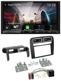 Kenwood MP3 2DIN USB DAB Bluetooth Autoradio für Fiat Grande Punto 2005-2009 sch