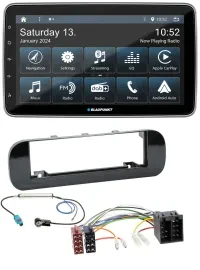 Автомагнитола для Fiat Panda Blaupunkt USB, DAB, SD, MP3, Bluetooth, глянцевая