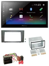 Pioneer USB Bluetooth DAB 2DIN MP3 Autoradio für Ford Mondeo (2003-2007)