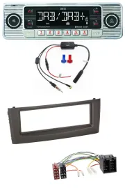 Dietz DAB USB MP3 Bluetooth Autoradio für Fiat Grande Punto Punto ab 05 schwarz