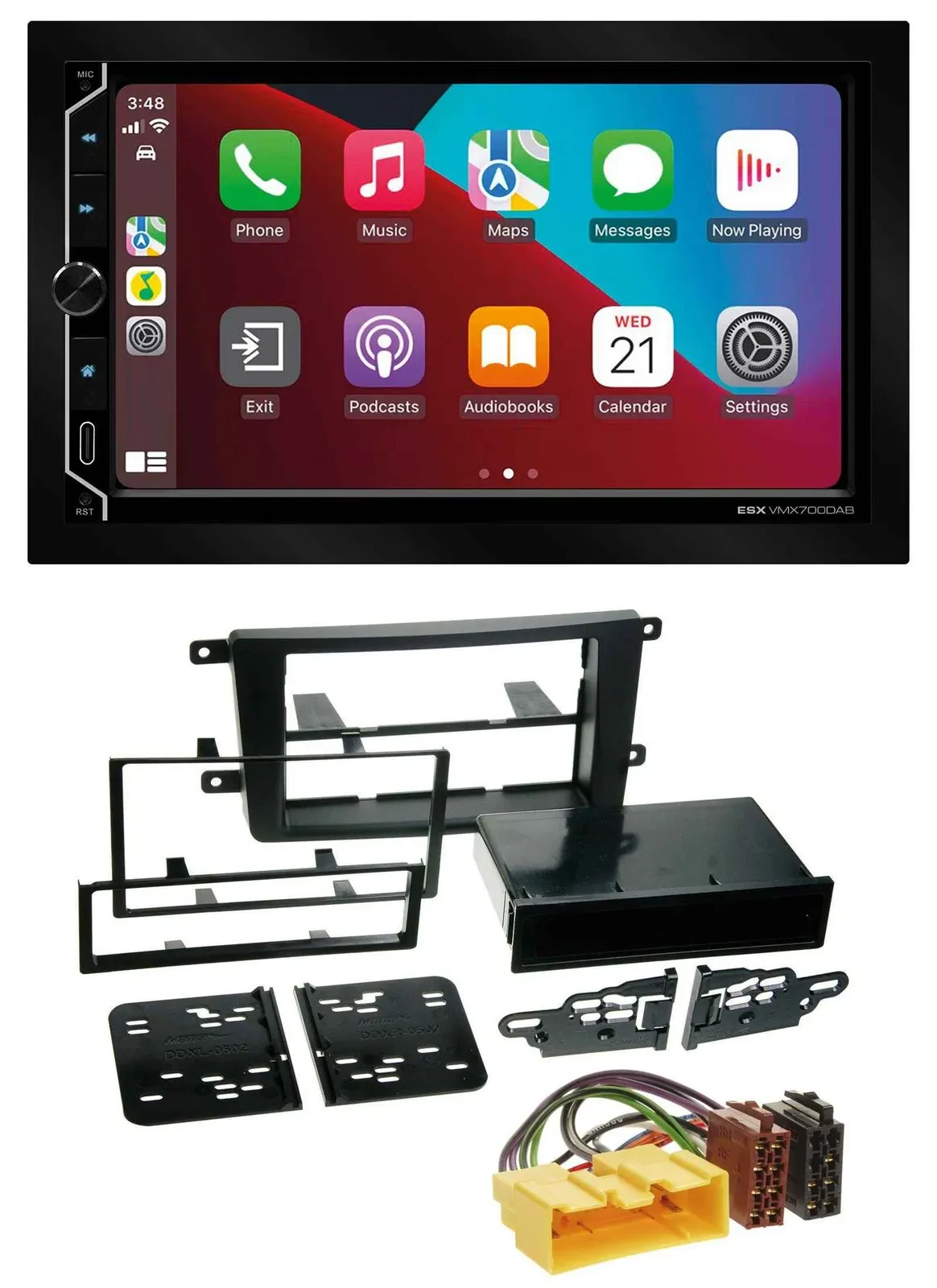 ESX 2DIN DAB USB MP3 Bluetooth Autoradio für Mazda CX-9 TB1 2007-2009