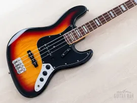 1990 Fender Jazz Bass ‘75 Vintage Reissue JB75-750 Sunburst, Japan MIJ
