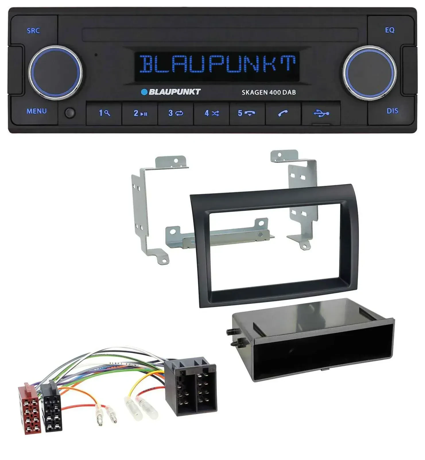Blaupunkt DAB USB Bluetooth MP3 Autoradio für Fiat Ducato (2006-2010) schwarz