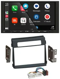 JBL USB 2DIN MP3 Bluetooth AUX Autoradio für Kia Soul AM Facelift 11-14