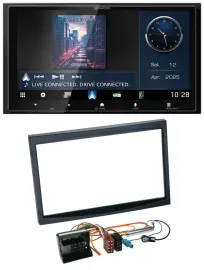 Автомагнитола Kenwood 2DIN Bluetooth USB DAB MP3 для Citroen C3/C2/Berlingo/Jumpy