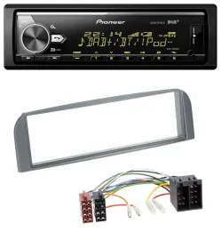 Pioneer Bluetooth USB DAB MP3 Autoradio für Alfa Romeo 147, GT - anthrazit