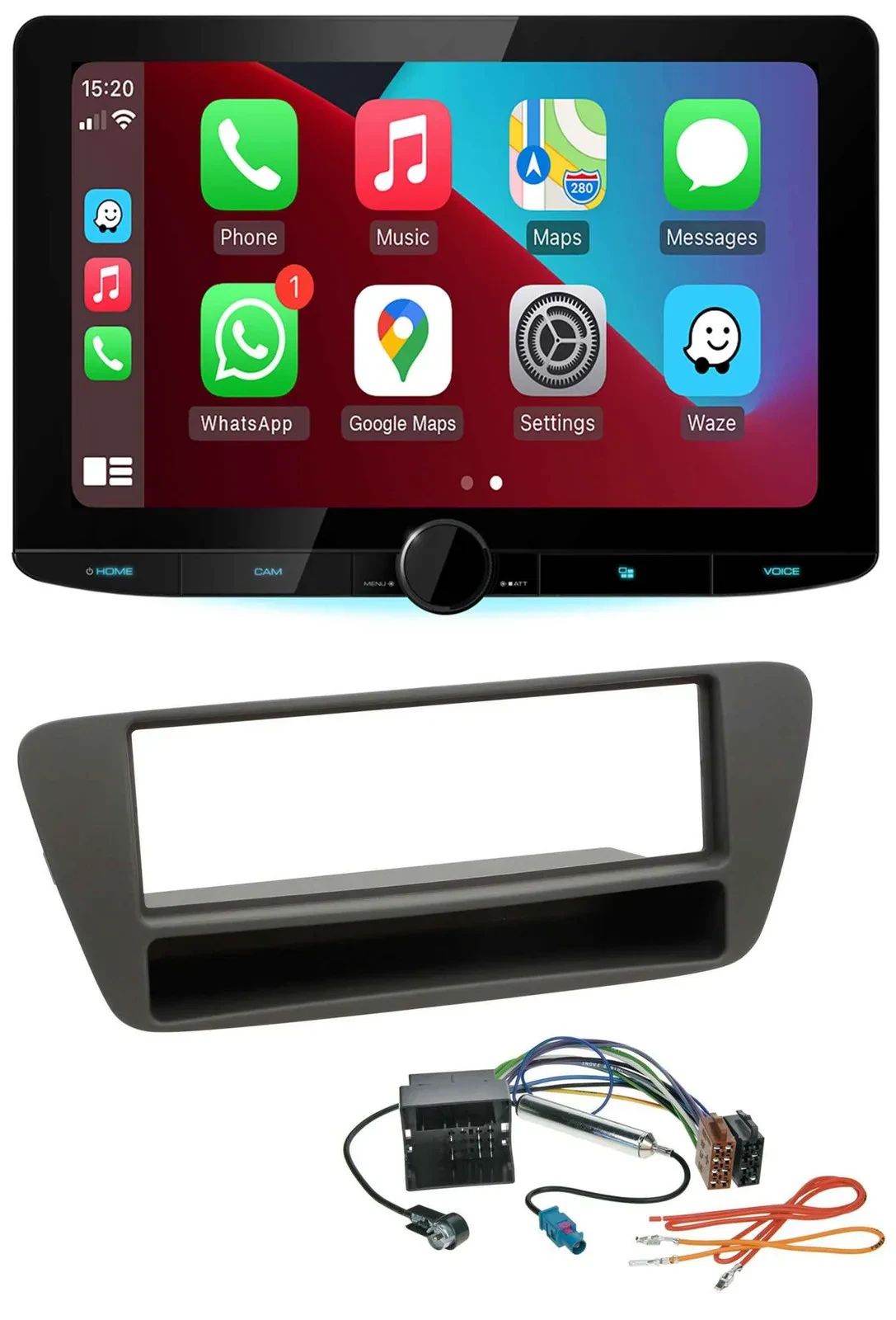 Kenwood MP3 USB DAB Bluetooth Autoradio für Audi Q3 (8U, 2011-2018)