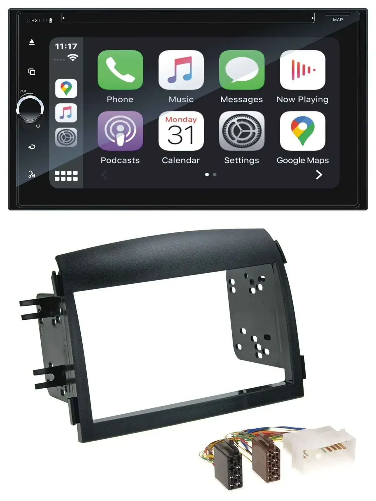 Blaupunkt 2DIN Bluetooth DAB USB DVD MP3 Autoradio für Hyundai Sonata NF 2005-20