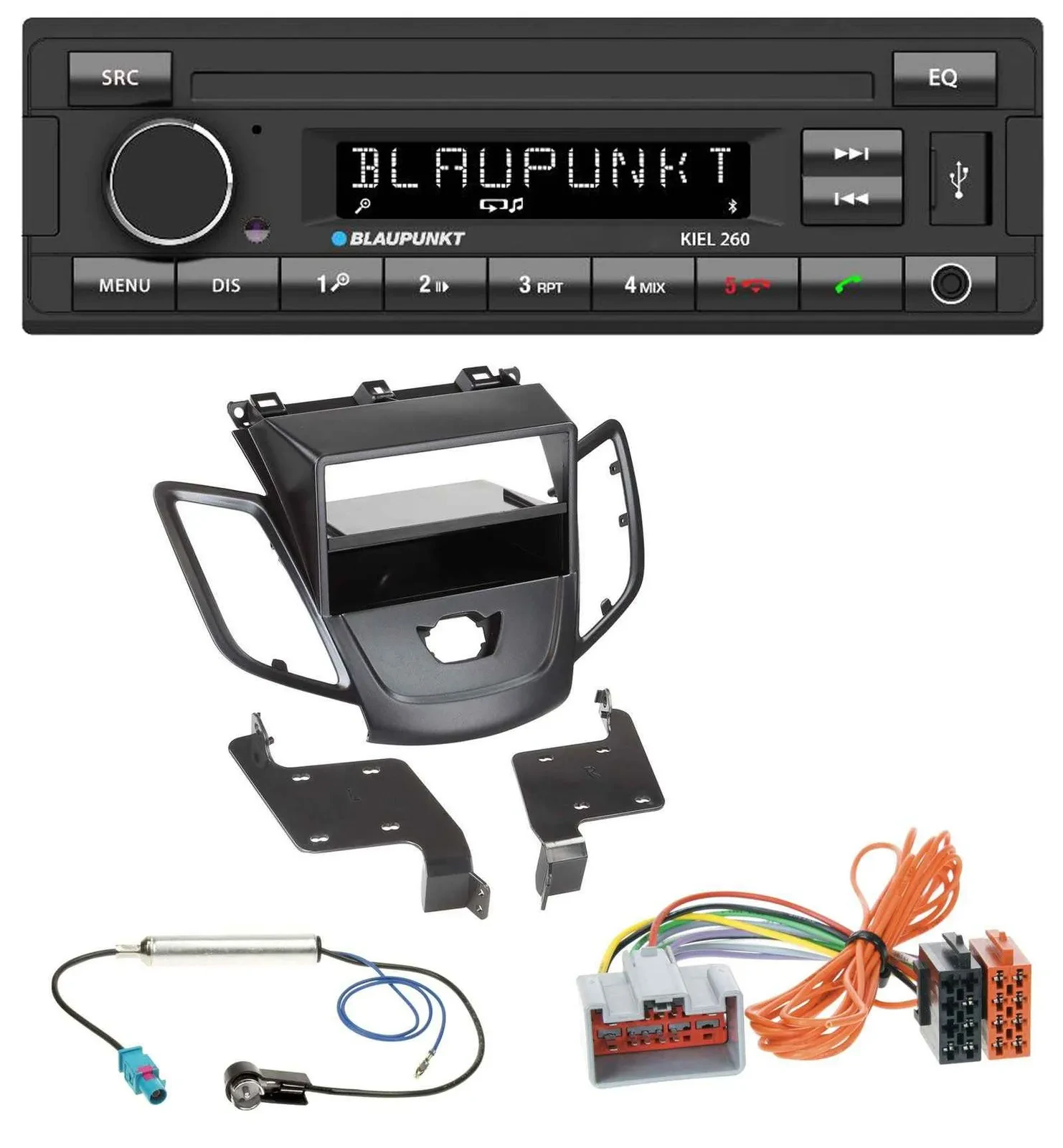 Blaupunkt USB DAB Bluetooth MP3 Autoradio für Ford Fiesta JA8 08-10 ohne Display