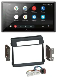 Автомагнитола Pioneer 2DIN, DAB, USB, MP3, Bluetooth для Kia Soul AM (2011–2014)