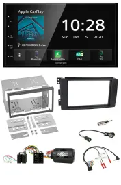 Kenwood Bluetooth Lenkrad DAB USB 2DIN Autoradio für Smart ForFour 2004-2006