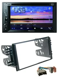 Pioneer Bluetooth 2DIN USB DVD DAB MP3 Autoradio für Kia Carnival (2001-2005)