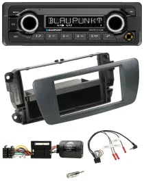 Автомагнитола Blaupunkt Bluetooth, DAB, USB для Seat Ibiza, чёрная