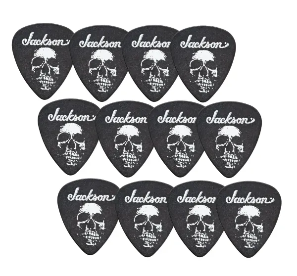 Медиаторы Jackson 451 Skull Delrin Medium 0.73 (12 штук)