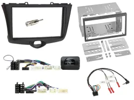Radioset Lenkradadapter Doppel DIN Autoradio für Toyota Yaris P1 2003-2005