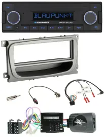 Автомагнитола для Ford S‑Max/Mondeo Blaupunkt DAB, USB, Bluetooth, поддержка кнопок на руле (CAN), 2007–2014