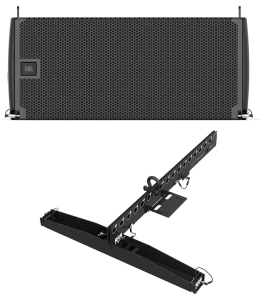 JBL SRX910LA Dual 10" 2-Way Powered Line Array Column Speaker+Array Frame