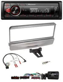 Pioneer MP3 1DIN DAB USB Lenkrad Autoradio für Ford Escort Focus silber
