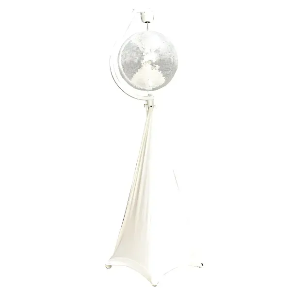 Eliminator Decor MBSK Mirror Ball Stand with White Scrim & Mirror Ball Motor ...