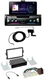 Pioneer DAB Bluetooth MP3 USB Autoradio für Dacia Logan Sandero Opel Vivaro