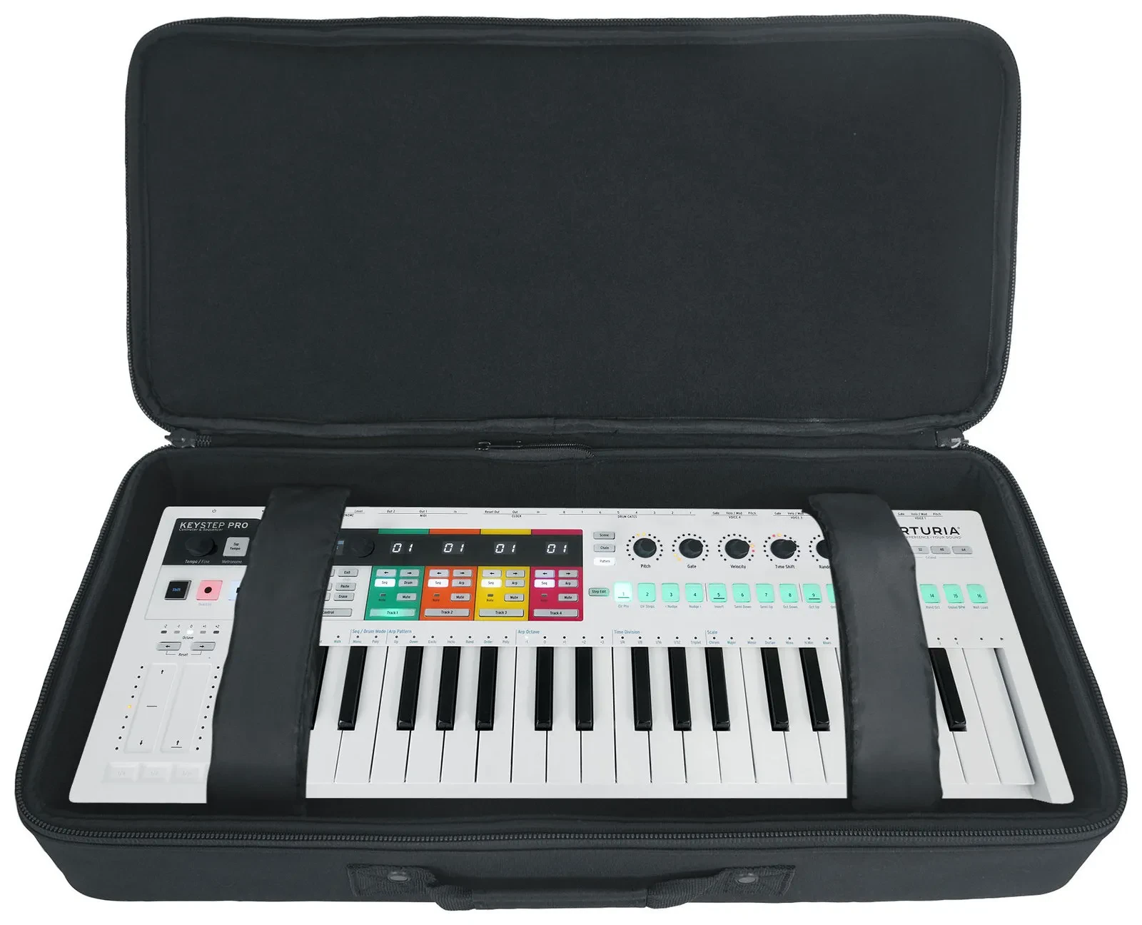 Arturia Keystep Pro Sequencer 37-Key Midi USB Keyboard Controller+Padded Bag