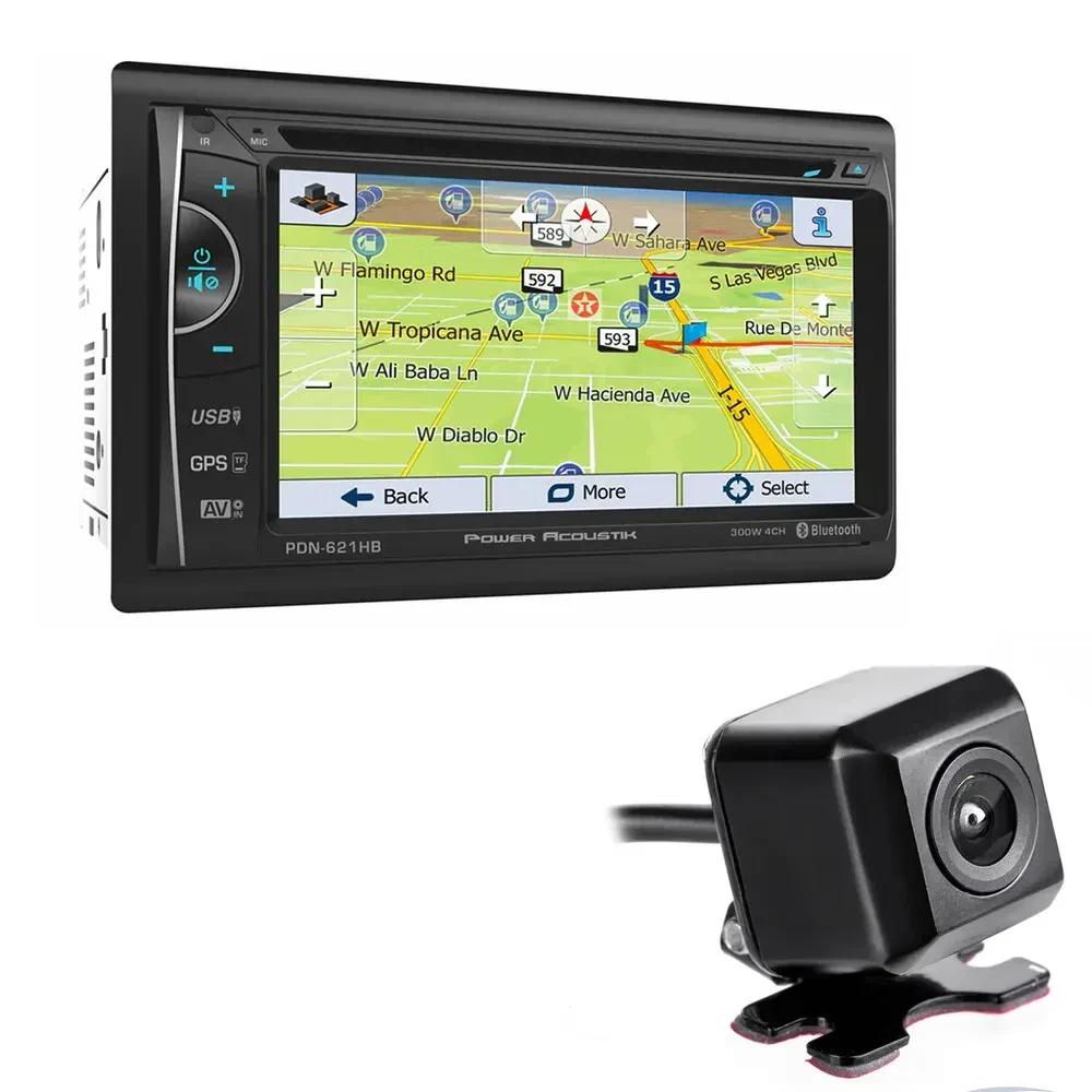 Power Acoustik PDN-621HB | Double DIN Digital Media Car Stereo