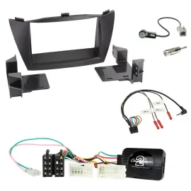 Radioset Lenkradadapter Doppel DIN Autoradio für Hyundai ix35 2010-2013 ohne Sou