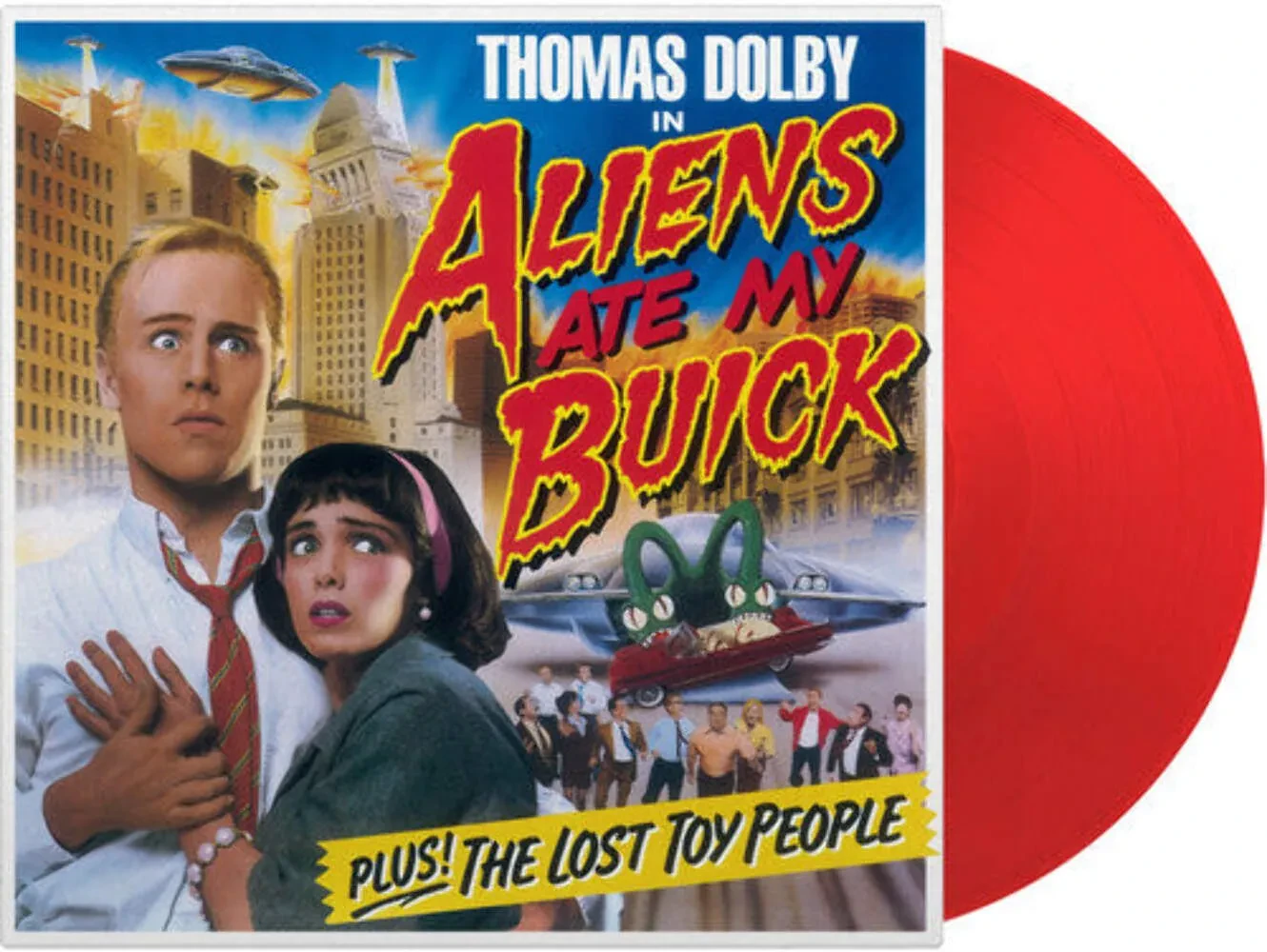 Виниловая пластинка Thomas Dolby – Aliens Ate My Buick (Релиз 1988), прозрачный красный винил