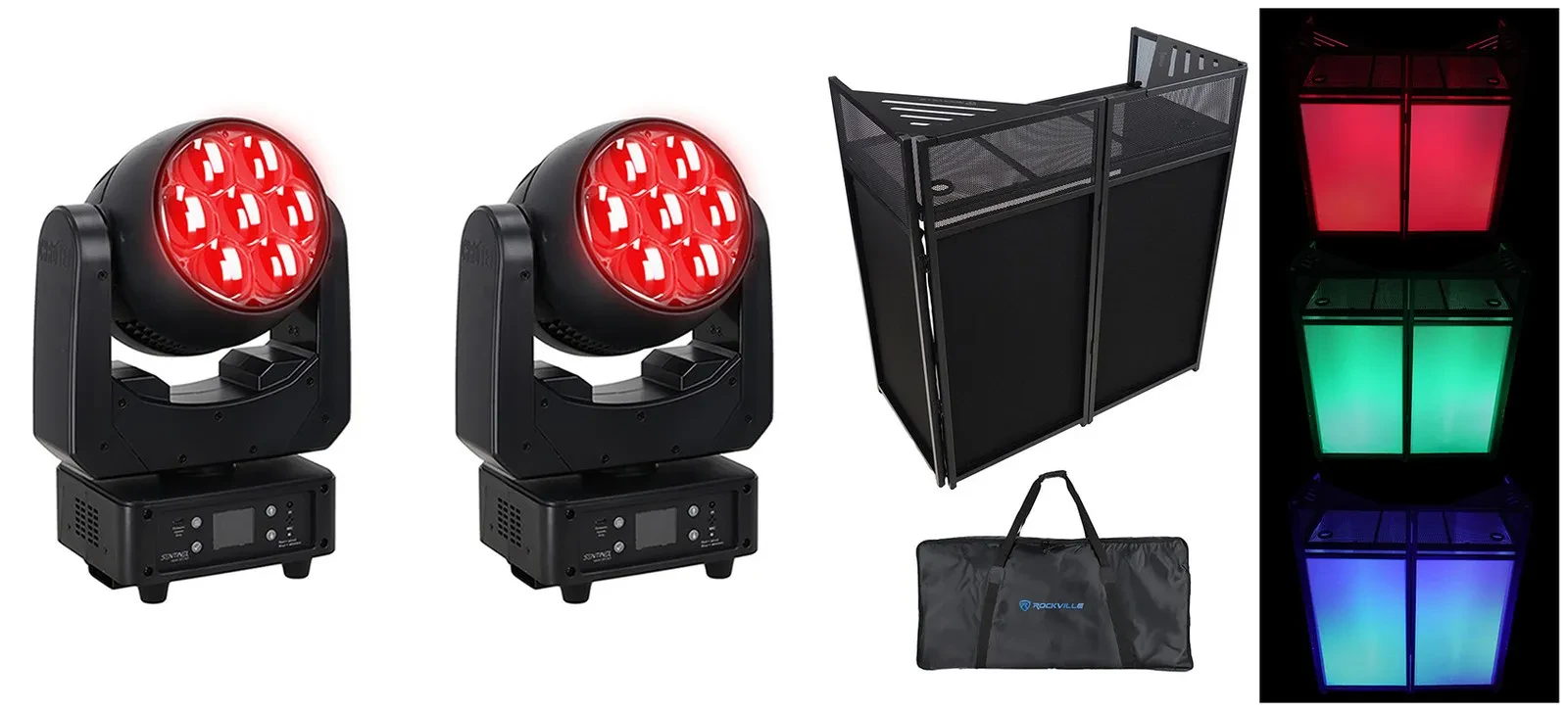 Прожектор для DJ Chauvet DJ SENTINEL WASH Q7Z ILS RGBW LED (набор, пара) с DJ фасадом