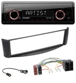 Blaupunkt SD USB 1DIN MP3 AUX Autoradio für Smart ForTwo (1998-2007)