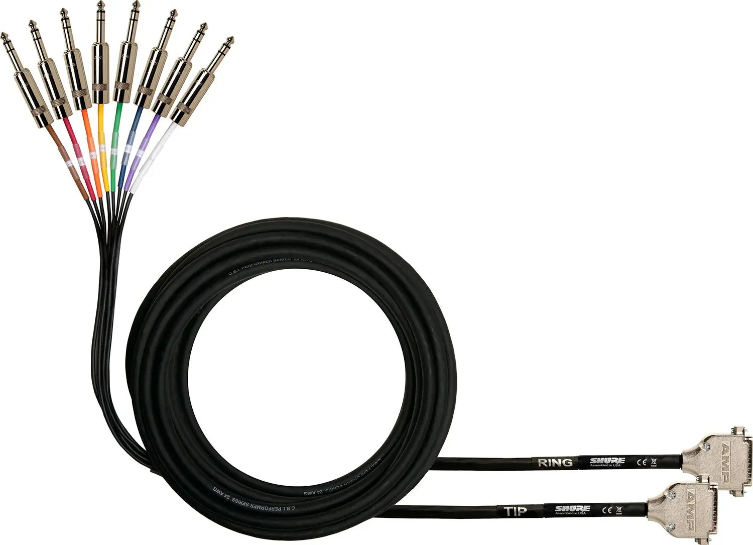 Мультикор Shure DB25XLRF 8 XLR (жен.) к 1 DB25