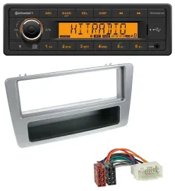 Continental MP3 Bluetooth AUX USB Autoradio für Honda Civic 01-03 silber man. Kl