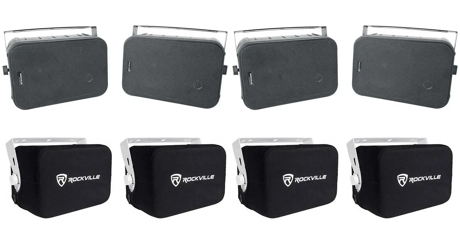 Настенная акустика Rockville HP65S Black с чехлом (4 штуки)