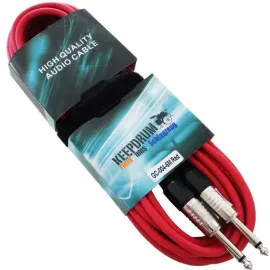Инструментальный кабель keepdrum GC-004 RD Red 6 м