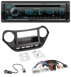 Kenwood MP3 Bluetooth DAB USB CD Autoradio für Hyundai i10 (ab 2013) AUX USB