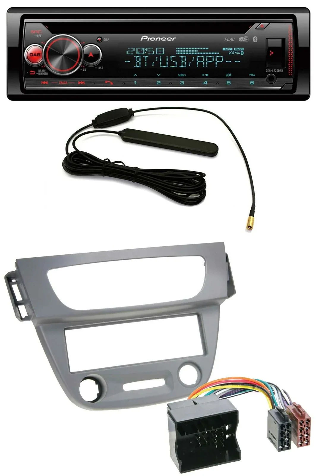 Автомагнитола для Renault Megane 3 Pioneer CD/USB/Bluetooth/DAB (Quadlock, 2009–2014)