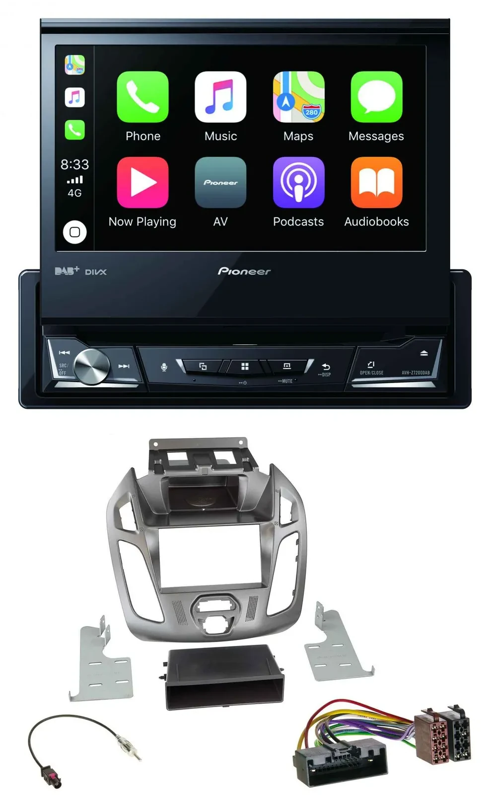 Pioneer DVD Bluetooth DAB USB MP3 Autoradio für Ford Connect Transit 2012-2018 o