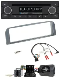 Blaupunkt Lenkrad Bluetooth DAB CD USB Autoradio für Alfa 147 GT 2007-2010 anthr