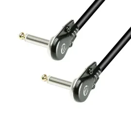 Инструментальный кабель Adam Hall K4IRR0100FL Black 1 м