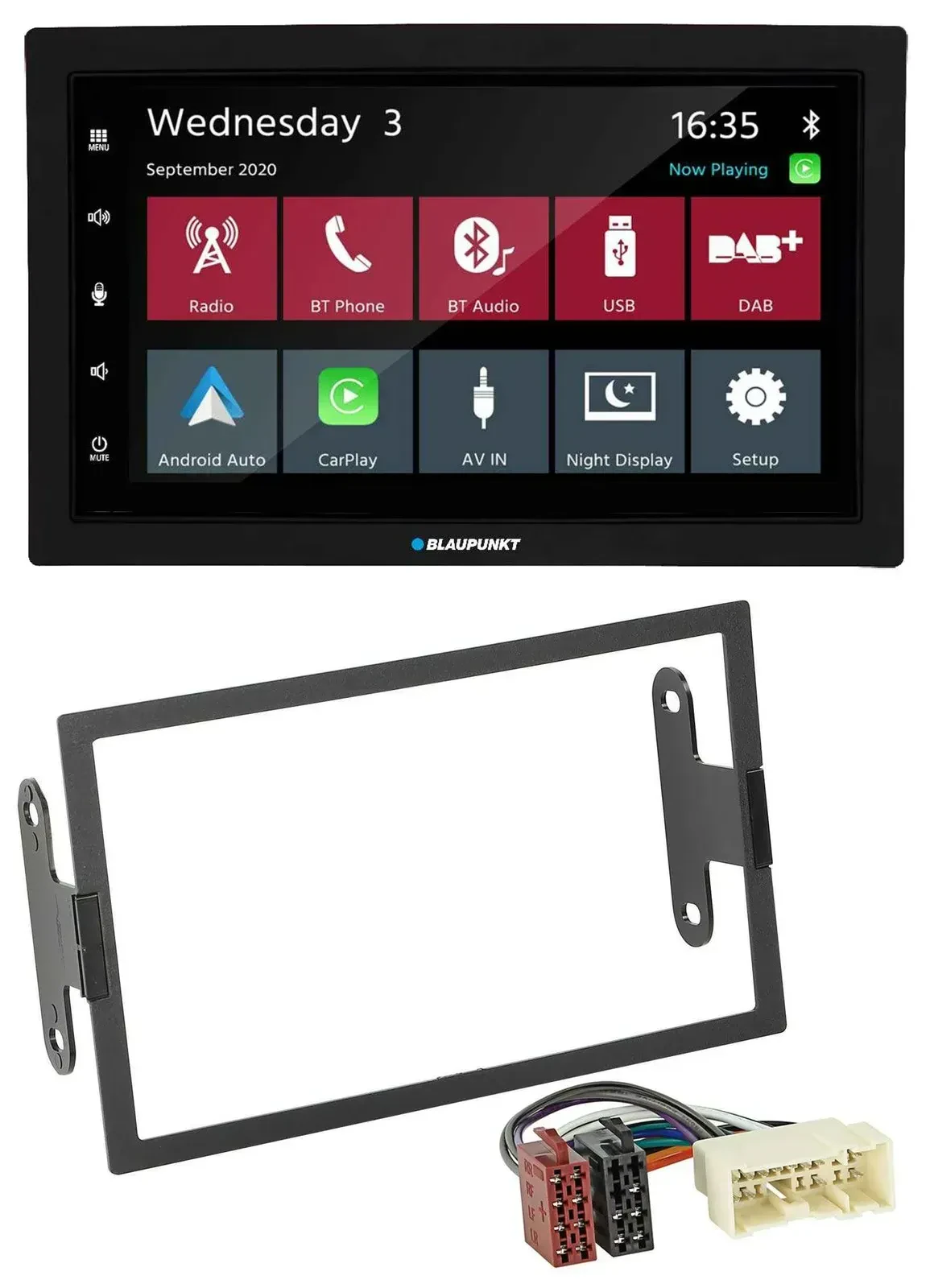 Blaupunkt DAB Bluetooth USB MP3 2DIN Autoradio für Nissan Xterra 2000-2004