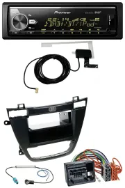 Автомагнитола для Opel Insignia 2008–2013 Pioneer Bluetooth, DAB, USB, MP3, черная